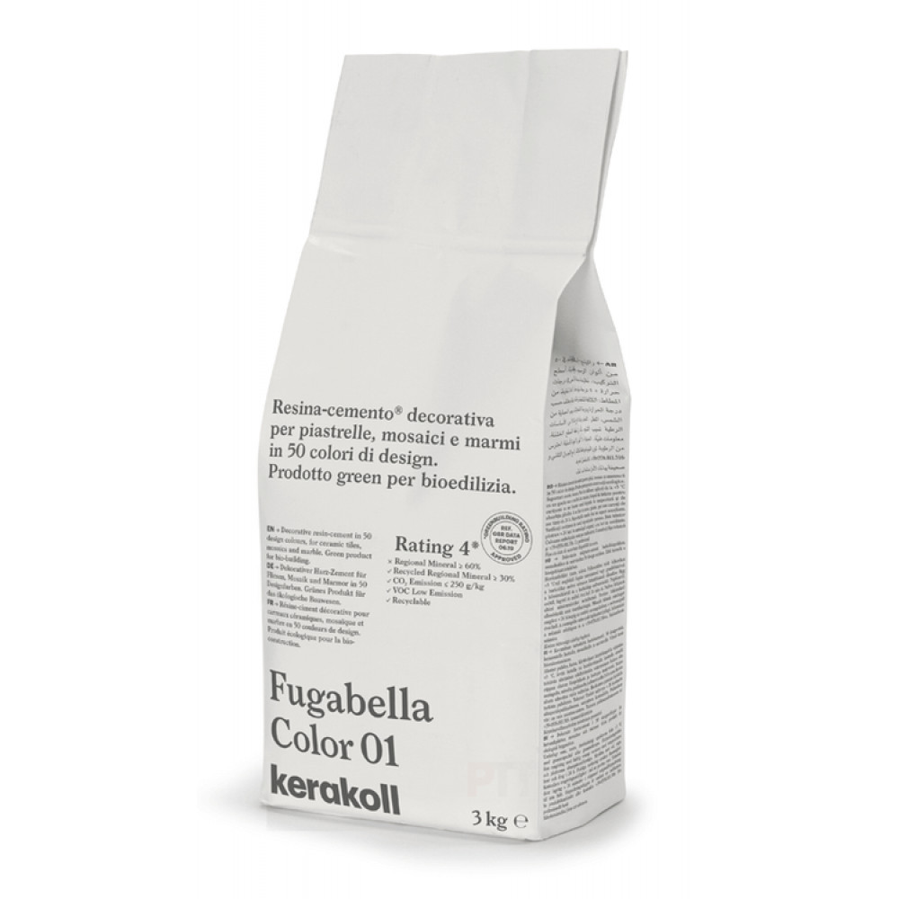 Фуга для швів Kerakoll Fugabella Color 1 (3 кг) (KFG1)