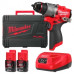 Дрель-шуруповёрт аккумуляторная бесщёточная MILWAUKEE M12 FDD2-202X (4933479873)