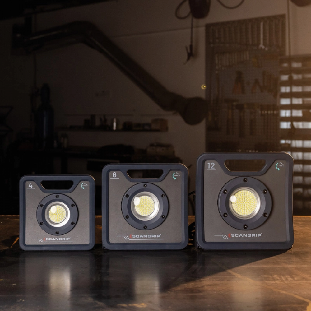 Прожектор переносной 12 000 lumen NOVA 12 с BLUETOOTH SCANGRIP (03.6206)