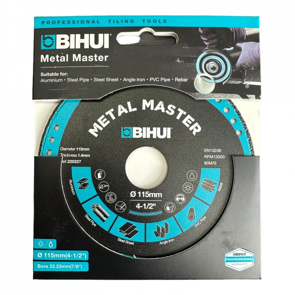 Диск алмазный BIHUI METAL MASTER 115x1,4x22,23 мм (DSBC115)