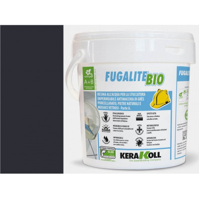 Епоксидна фуга Fugalite Bio 06 NERO, 3 кг (KFBP06)