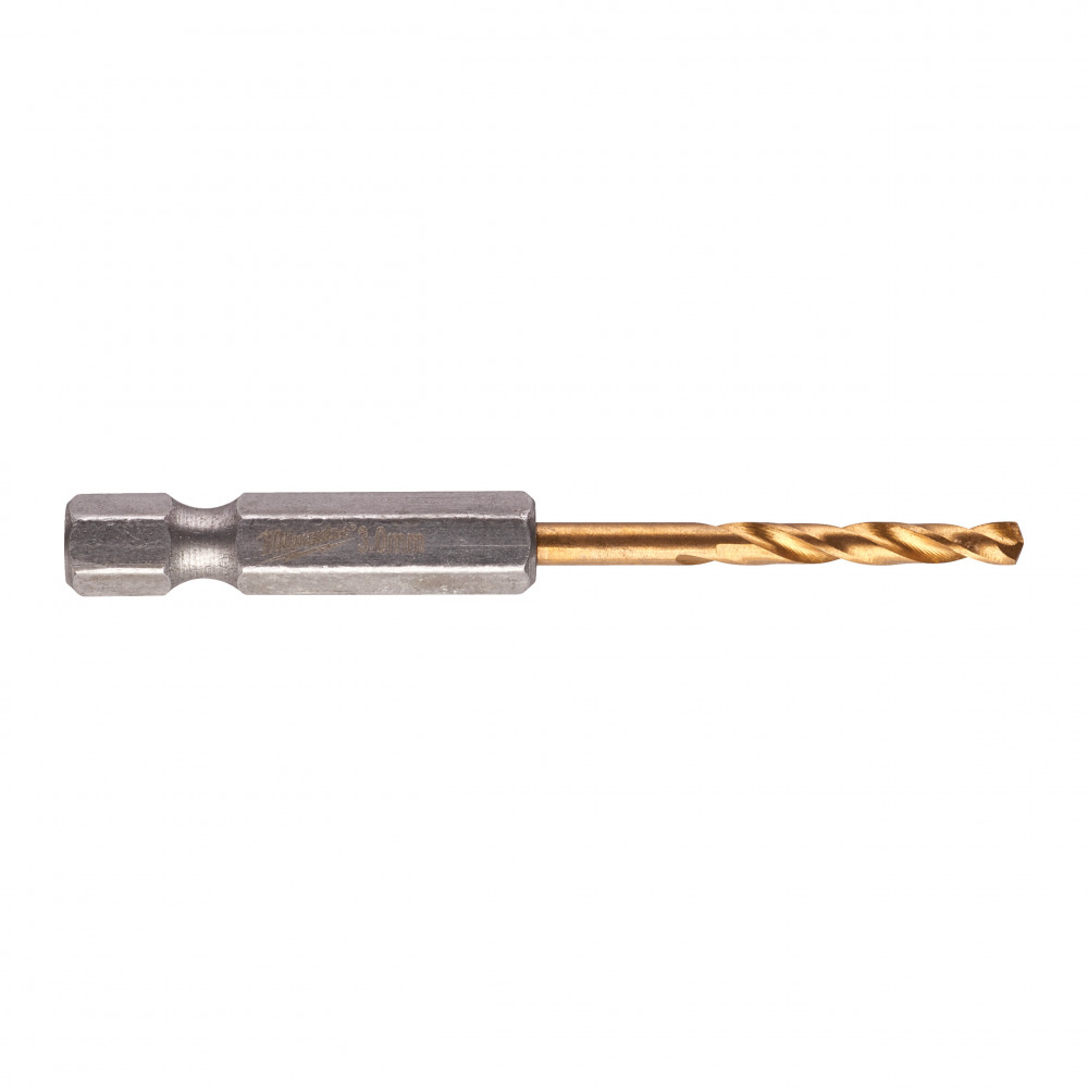 Сверло по металлу MILWAUKEE RedHEX HSS-G TiN 3,0 мм, 2 шт (48894763)