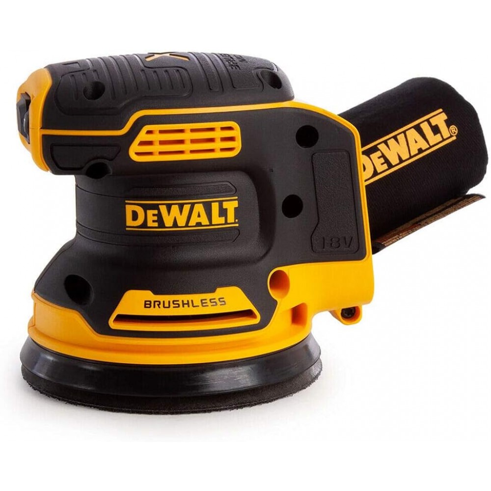 Аккумуляторная эксцентриковая шлифмашина 125мм DEWALT 20V MAX* Brushless (DCW210)