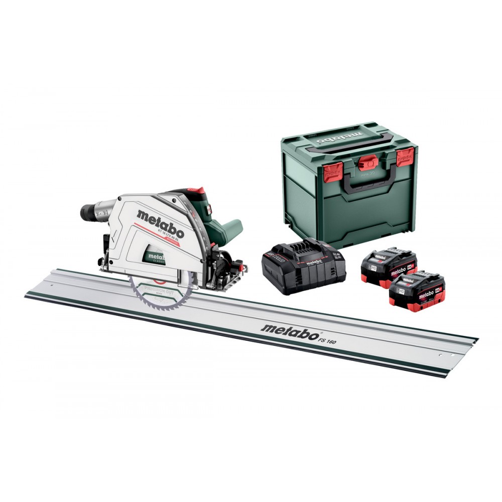 Акумуляторна занурювальна циркулярна пилка Metabo KT 18 LTX 66 BL Set (691172810)