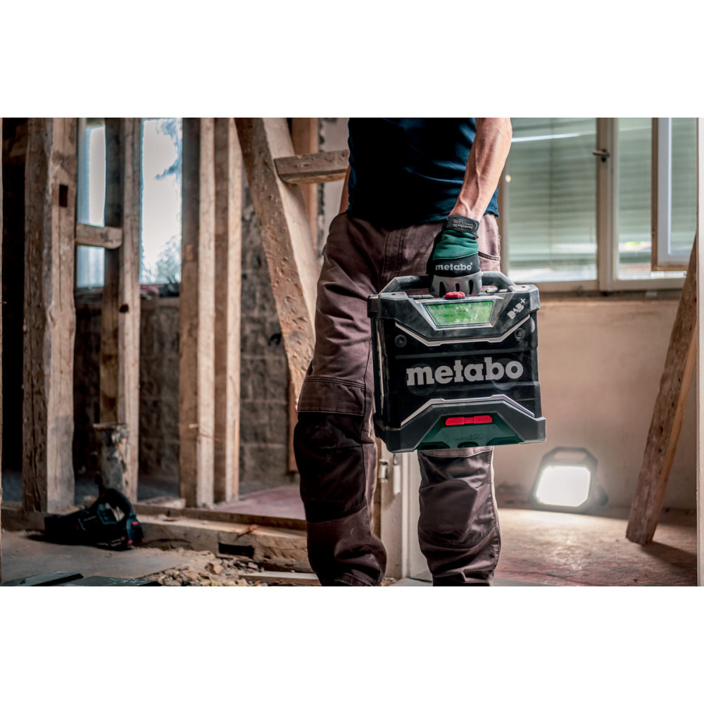 Акумуляторний радіоприймач для будівельного майданчика Metabo RC 12-18 32W BT DAB+ (600779850)