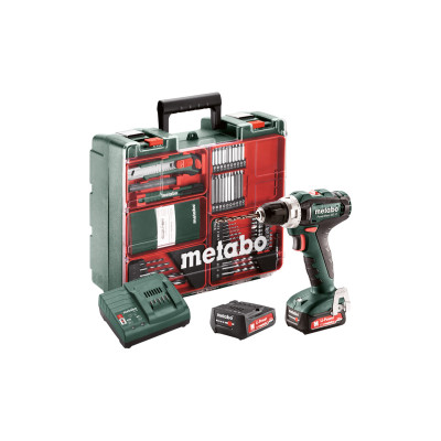 Акумуляторний дриль-шуруповерт Metabo PowerMaxx BS 12 Set (601036870)