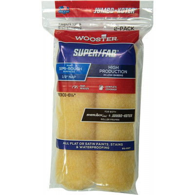 Комплект мініваликів Wooster Jumbo-Koter для тримача SHERLOCK mini 165мм, ворс 13мм, 2 шт. (RR301-6 ½)