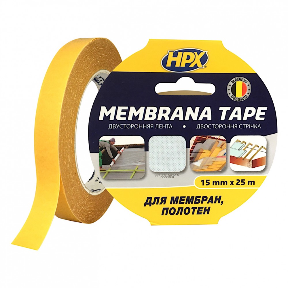 Лента двусторонняя Membrana Tape HPX 15мм х 25 м (MEM1525)