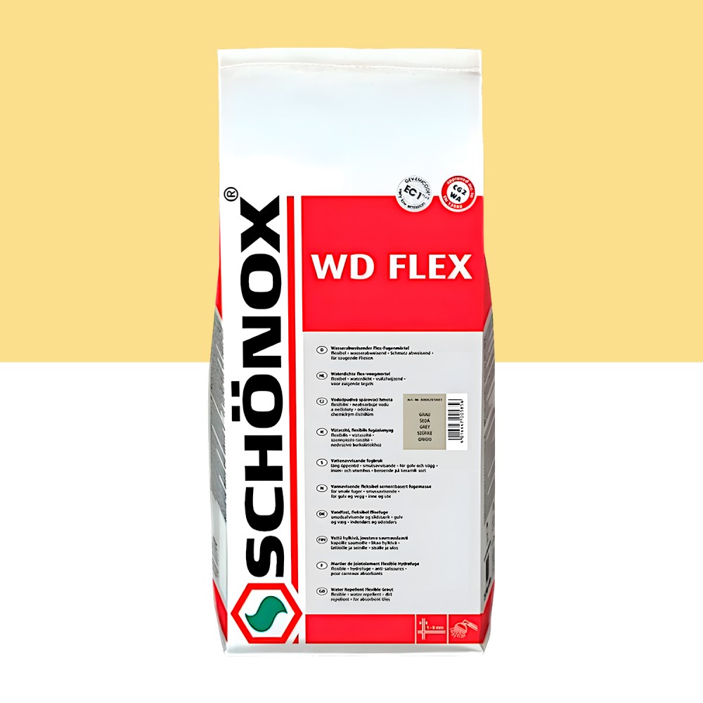 Затирка цементна еластична, Жасмин SCHÖNOX WD Flex / 4x5 kg (582576)