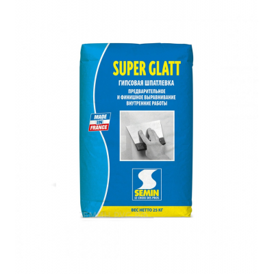 Финишная шпатлевка SEMIN SUPER GLATT, 25 кг (00670)