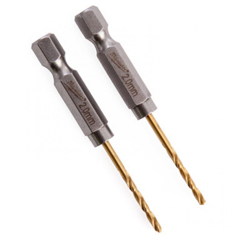 Сверло по металлу MILWAUKEE RedHEX HSS-G TiN 3,0 мм, 2 шт (48894763)
