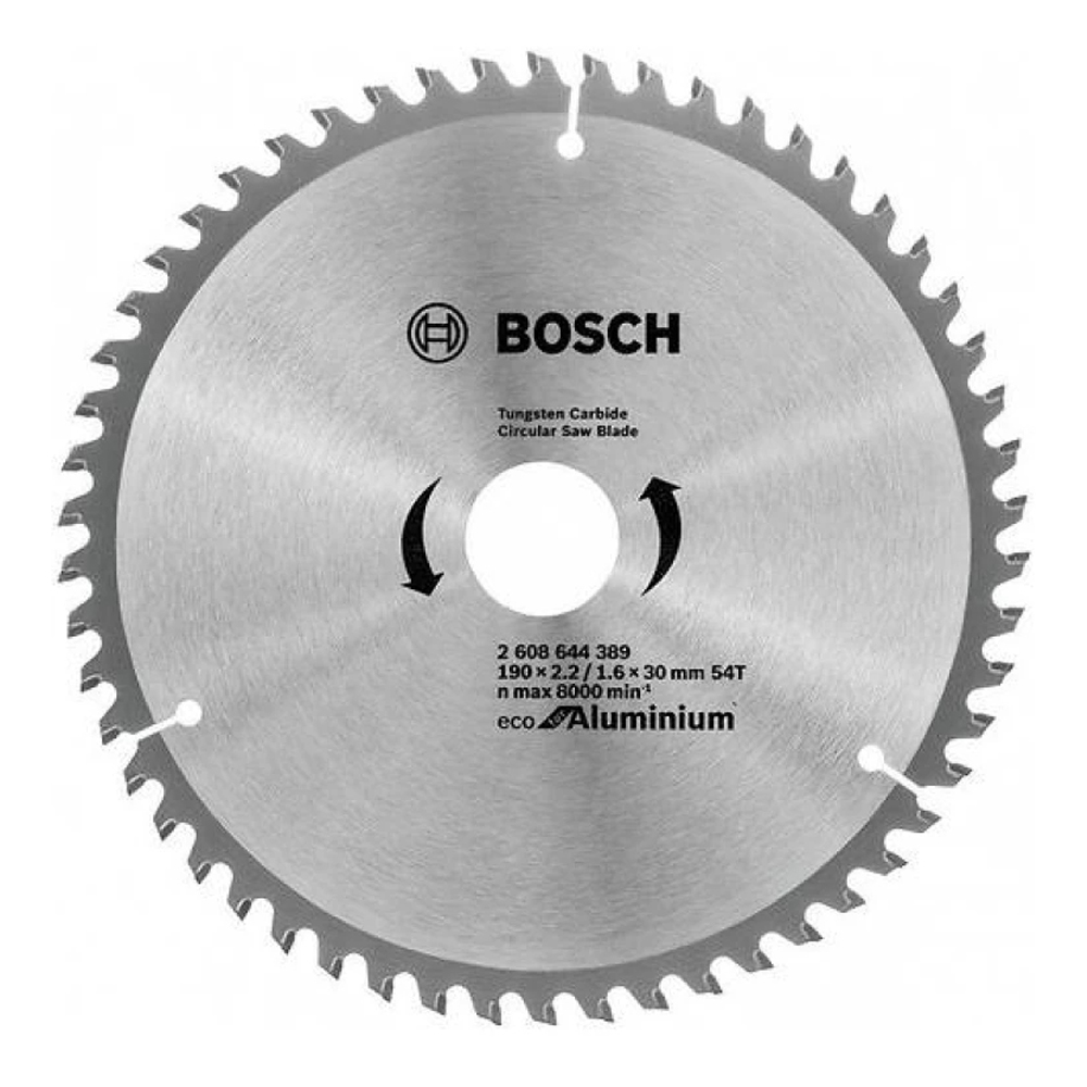 Пиляльний диск Bosch Eco for Aluminium 190x30-54T (2608644389)