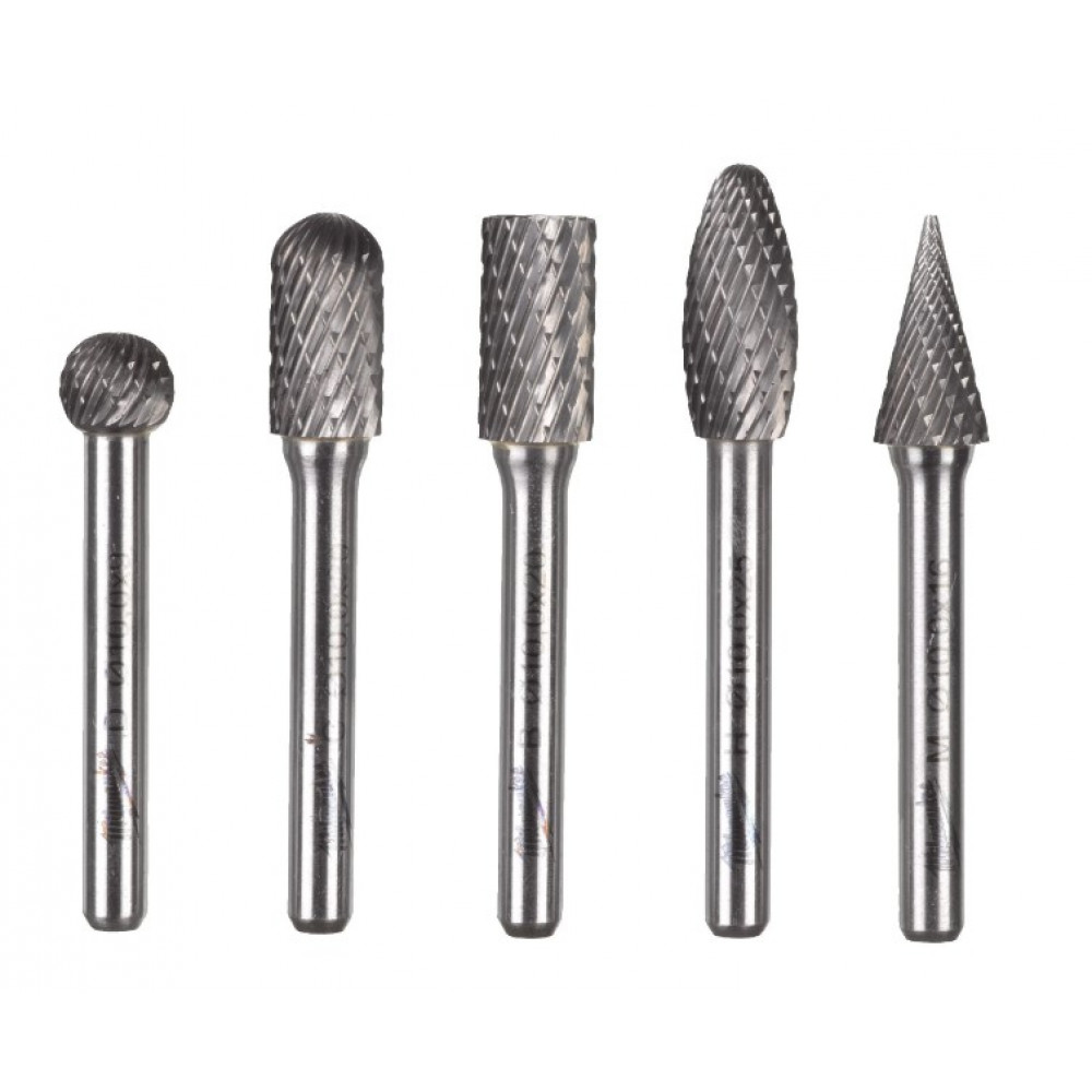 Набор борфрез твердосплавных TC 6 X 10MM 5 предметов MILWAUKEE 4932493577