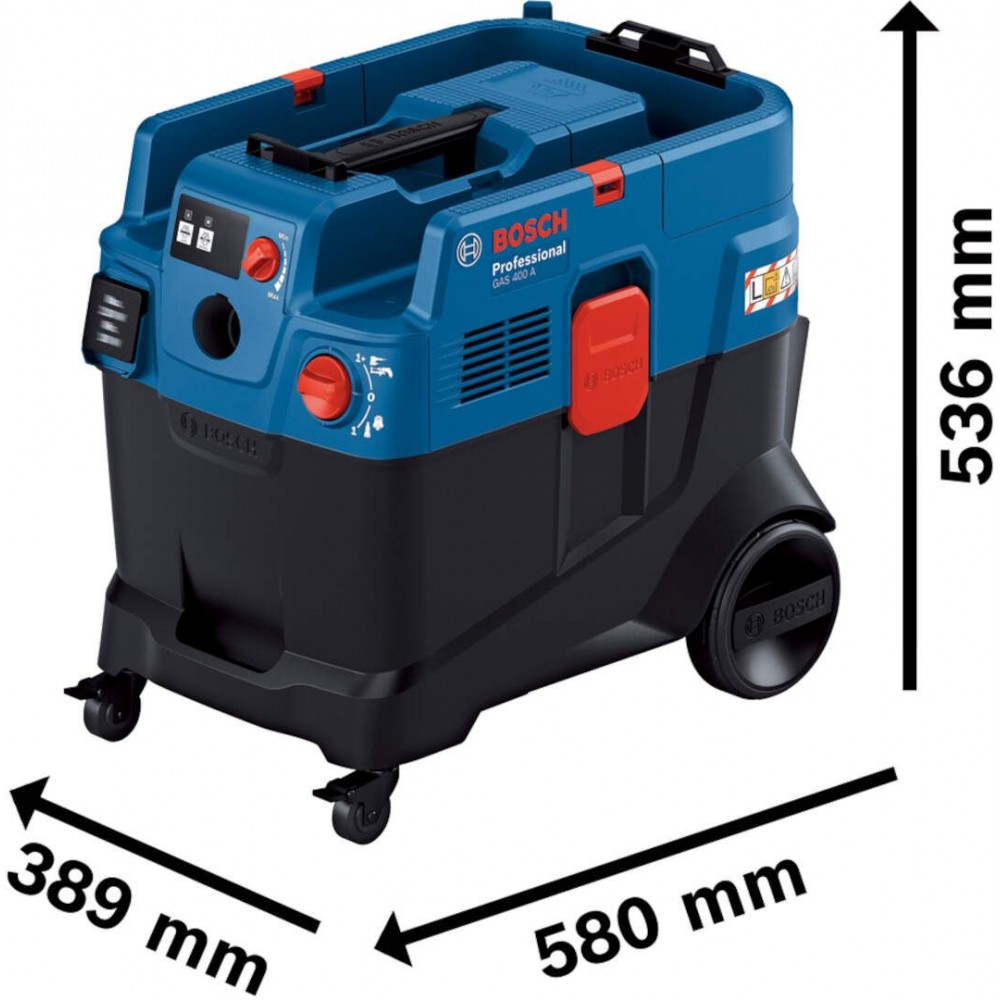 Пылесос строительный Bosch Professional GAS 400 A (06019M0020)