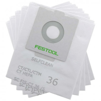 Мішок-пилозбірник пилососу текстильний Festool SELFCLEAN SC FIS-CT 36/5 (496186)
