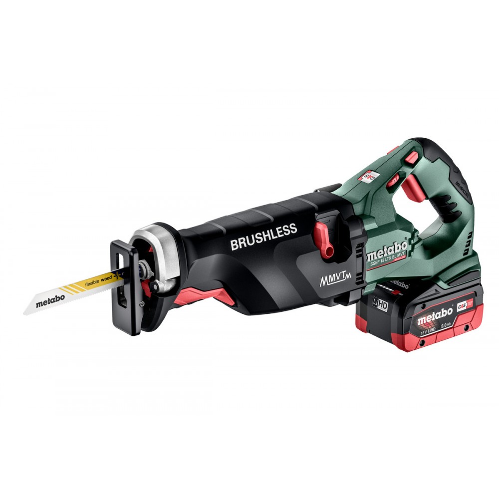 Акумуляторна шабельна пилка Metabo SSEP 18 LTX BL MVT (602258810)