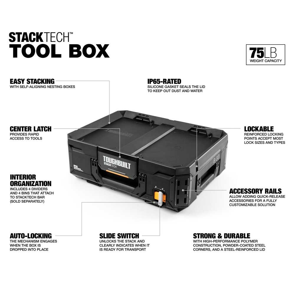 Ящик для інструментів TOUGHBUILT StackTech (TB-B1-B-30)