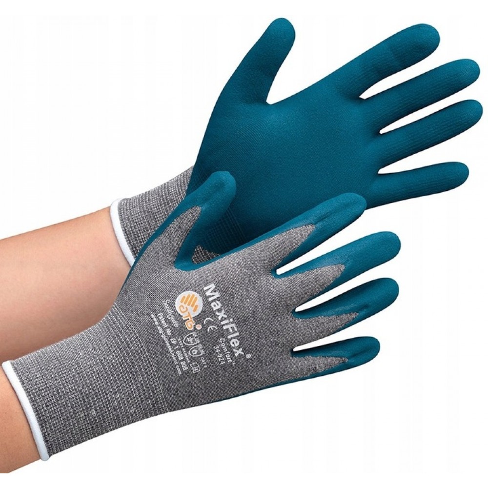 Защитные перчатки MaxiFlex® Comfort™ 34-924 10(XL) (34-934)