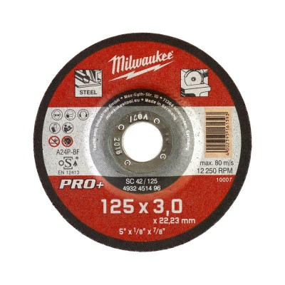 Отрезной диск Miwlaukee SCS 42/125х3 PRO+ (4932451496)
