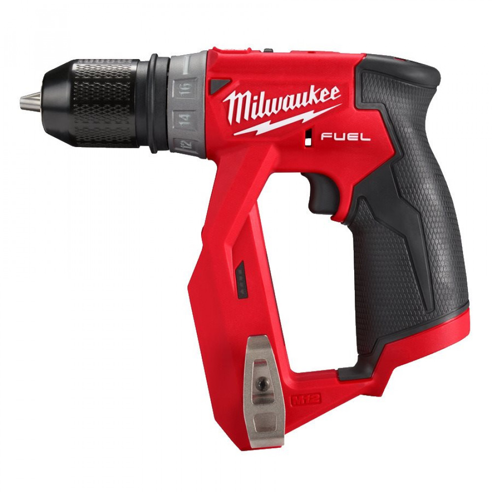 Дриль-шуруповерт зі знімними насадками, крутий. мом. 34 Нм, MILWAUKEE M12 FUEL 4933471332