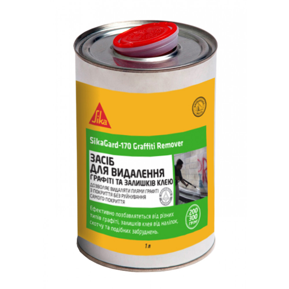 Змивка графіті та залишків клеїв Sikagard®-170 Graffiti Remover 2 л (769200)