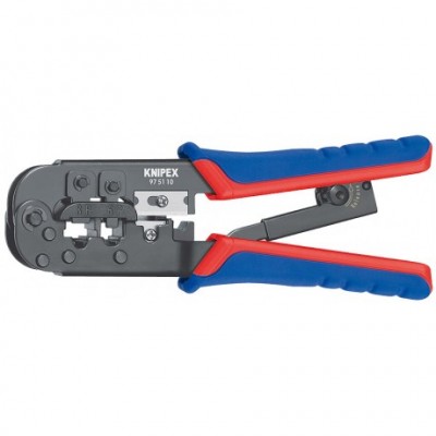 Інструмент для опресування Knipex (для штекерів типу Western), 190 мм (97 51 10 SB)