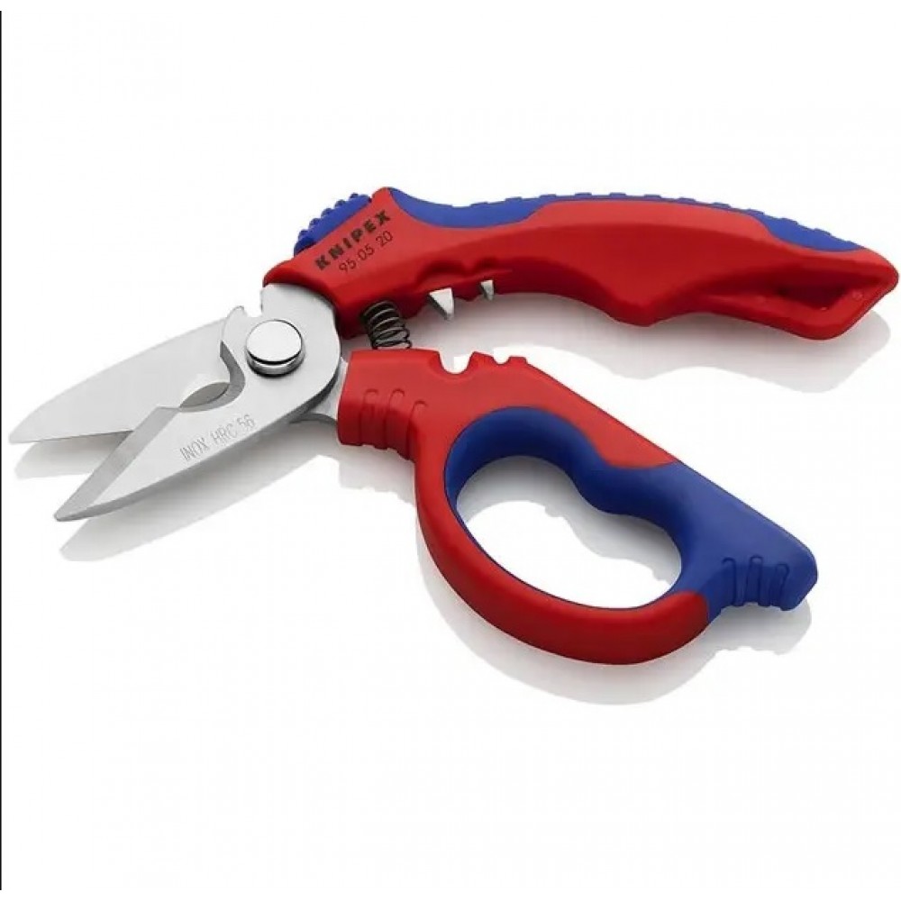 Ножиці електрика Knipex комбінованні, з подвійним гніздом для обжиму (95 05 20 SB)