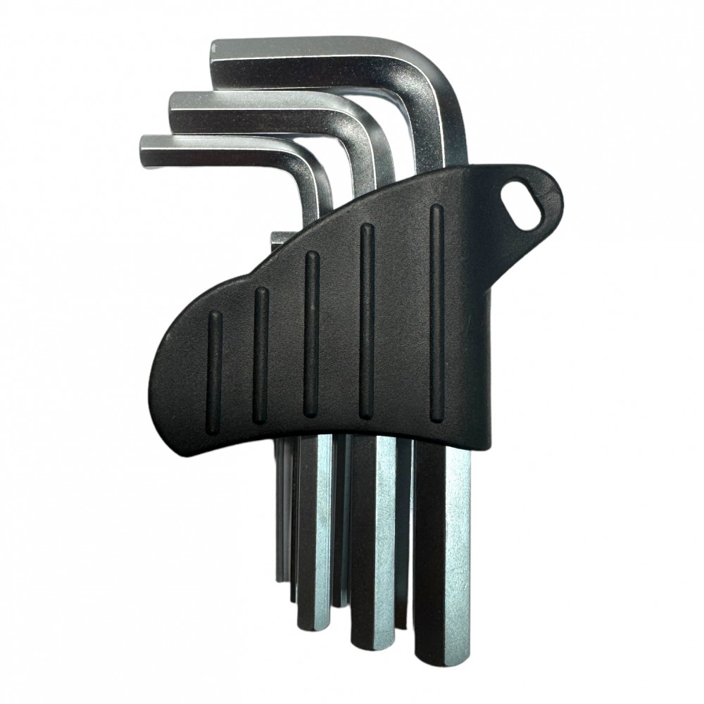 Набір шестигранних ключів DINGQI 9шт. 1,5–10 мм (короткі) (17120A)