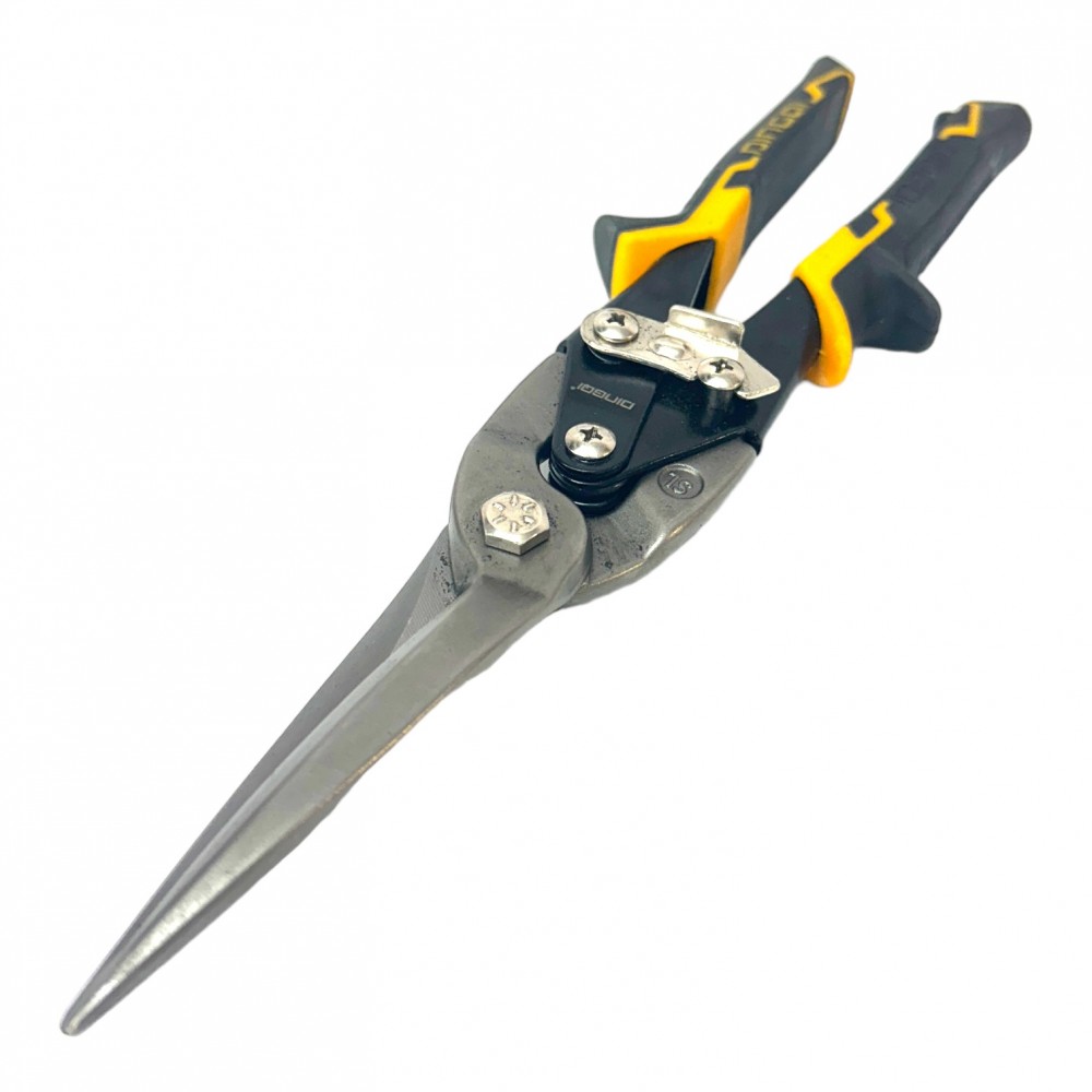 Ножиці DINGQI по металу 300 мм CrMo подовжені, прямі (65007)