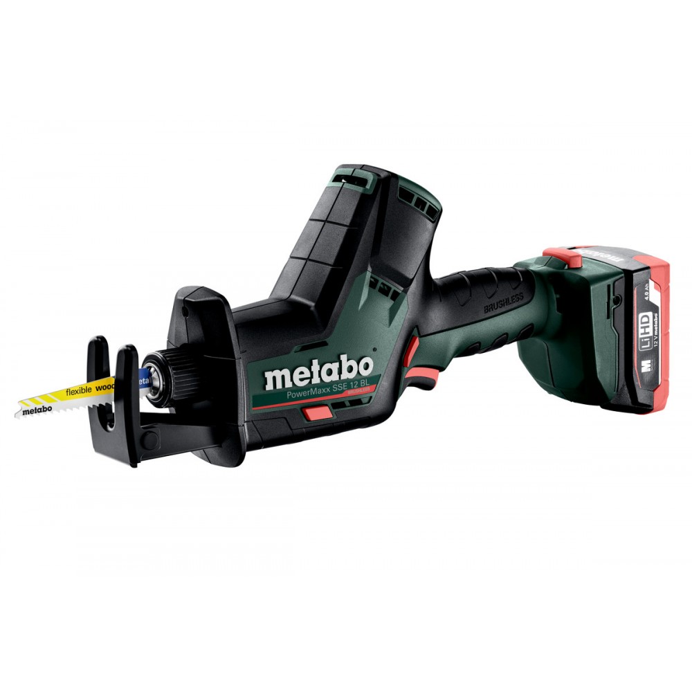 Акумуляторна шабельна пилка Metabo PowerMaxx SSE 12 BL (602322800)