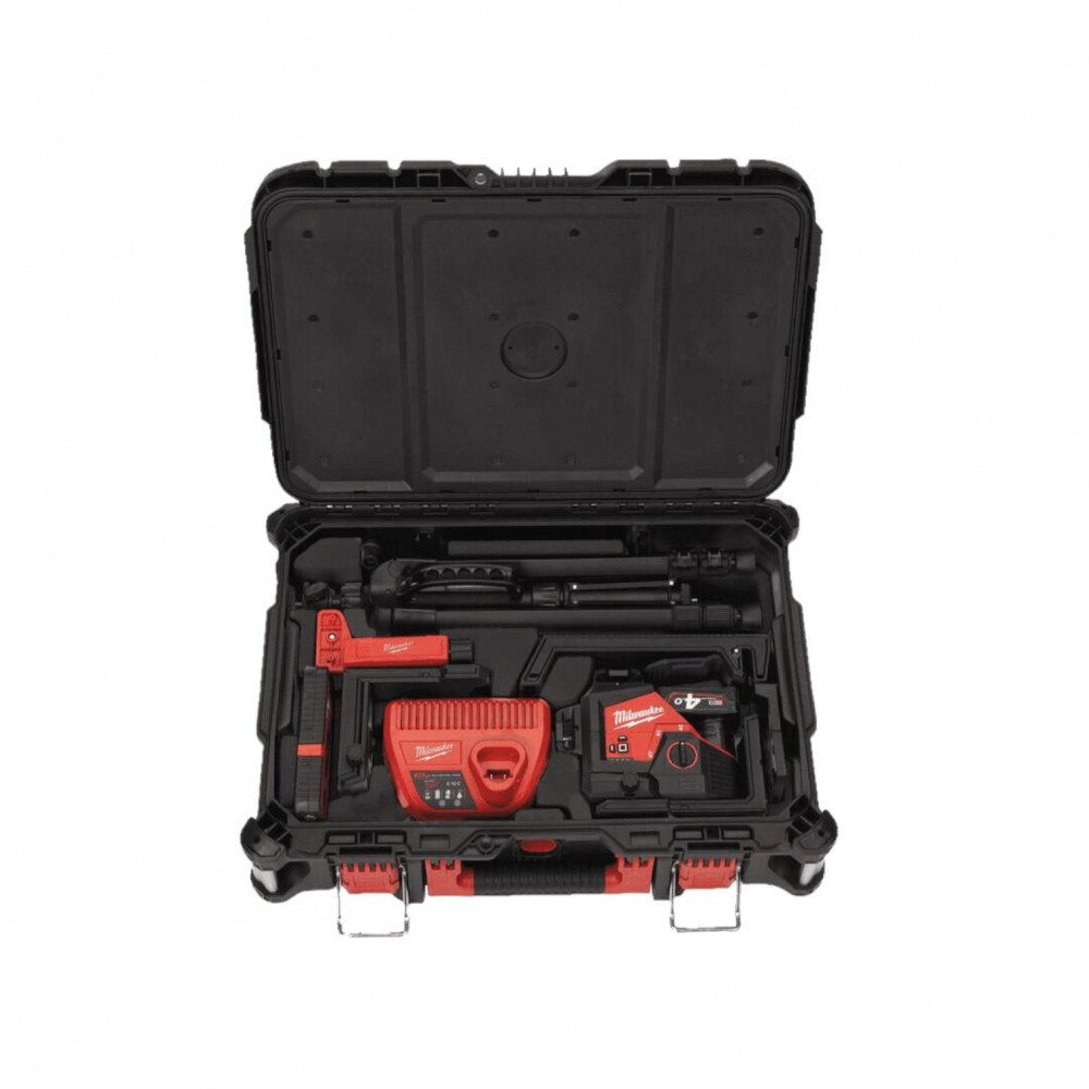 Нивелир лазерный 3D аккумуляторный MILWAUKEE, M12 3PLKIT-401P (4933478960)