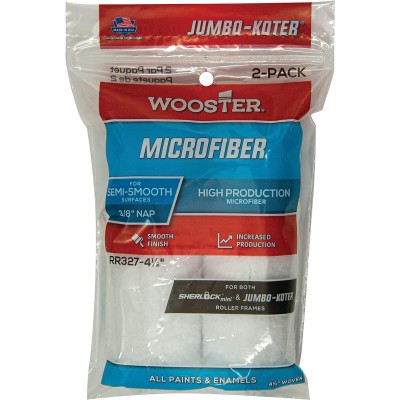 Комплект міні валиків Wooster JumboKoter MicroFiber для утримувача SHERLOCK mini 165 мм, 2 шт. ворс 10 мм (RR327-6½)