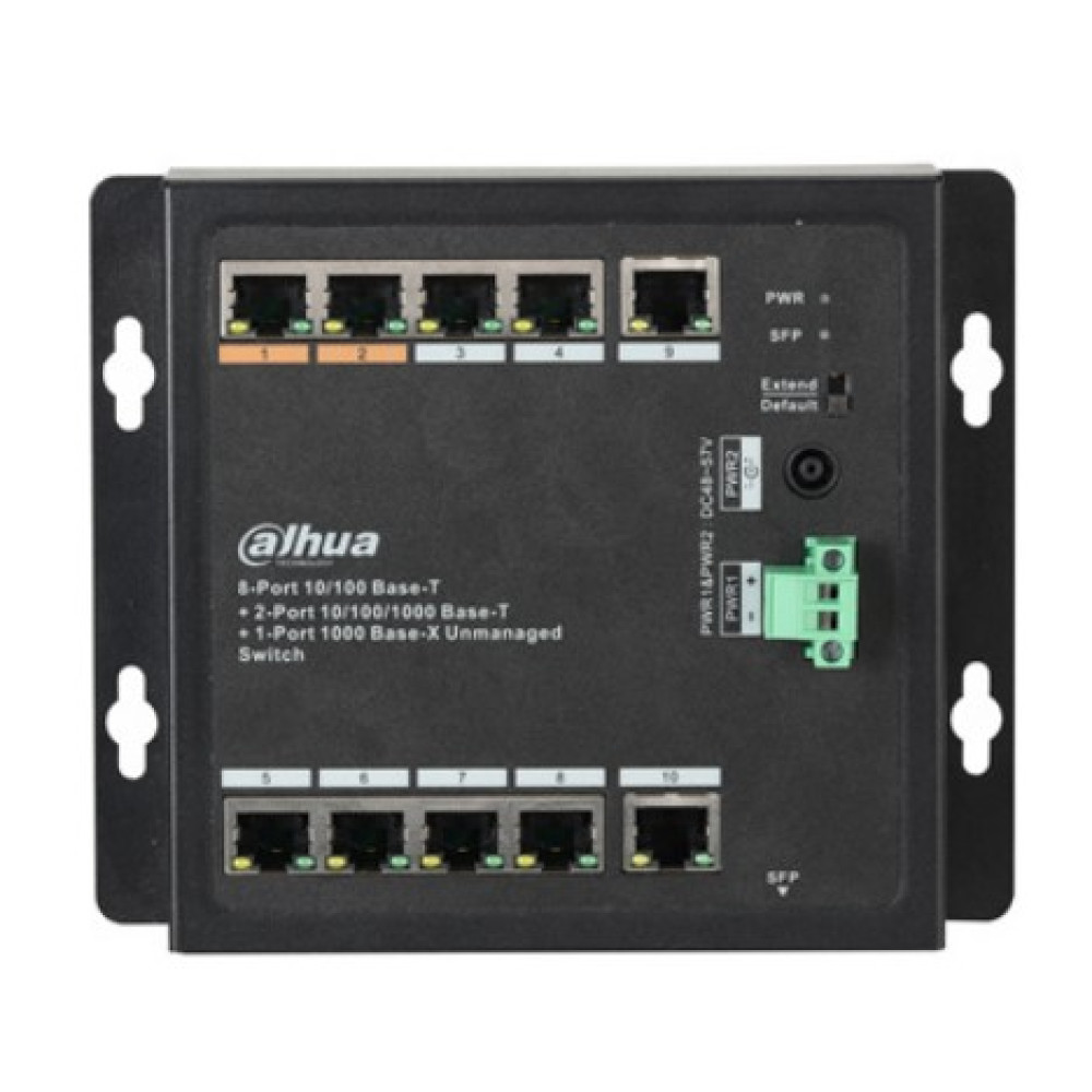 8-Портовой PoE коммутатор Dahua DH-PFS3111-8ET-96-F