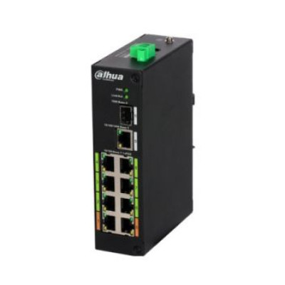 8-портовий ePoE комутатор Dahua DH-LR2110-8ET-120