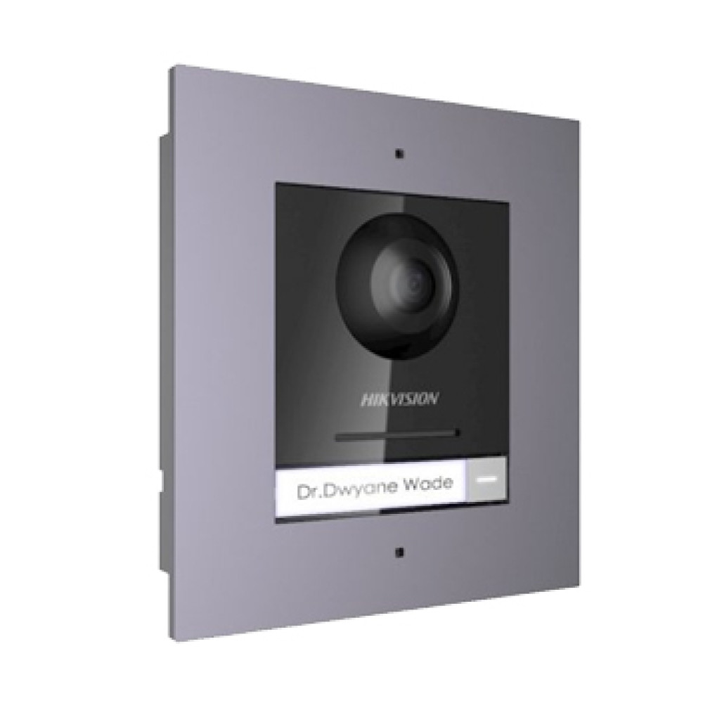 Комплект модуля вызывной IP панели + врезная рамка Hikvision DS-KD8003-IME1/Flush