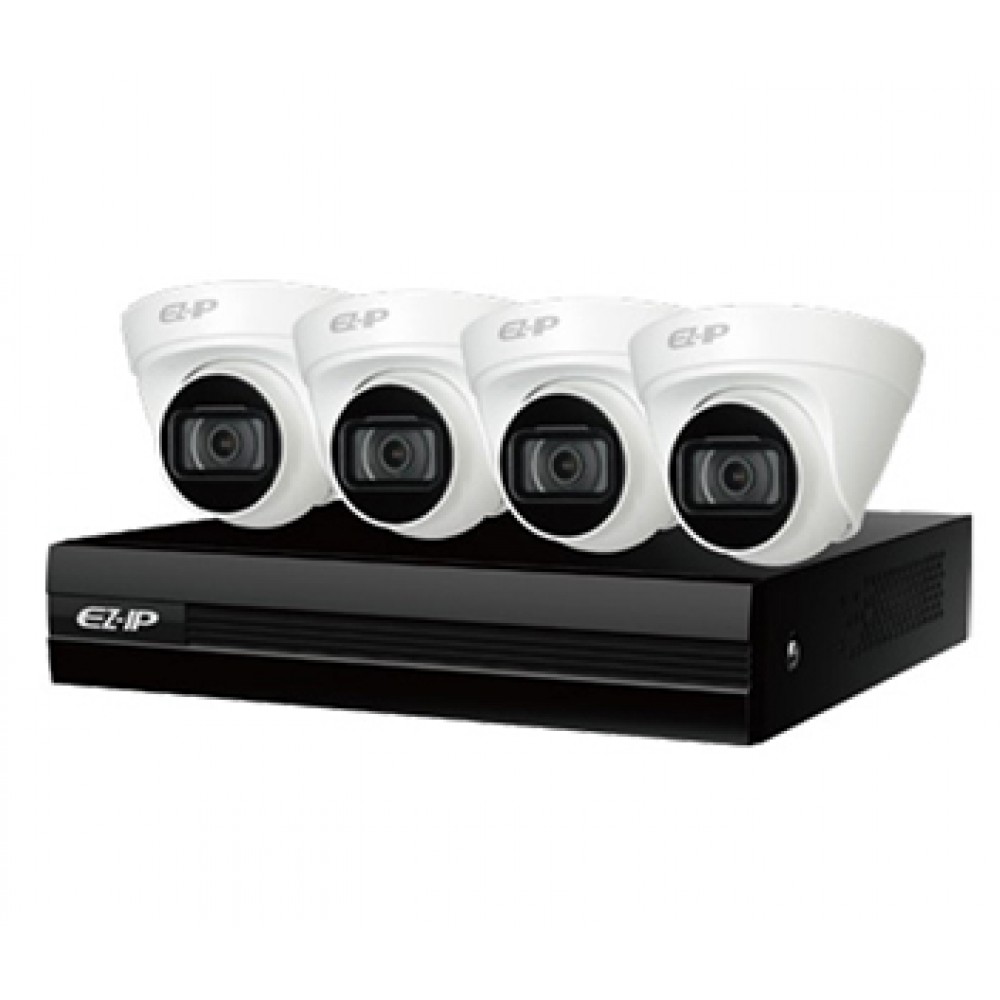 Комплект відеоспостереження Dahua EZIP-KIT/NVR1B04HC-4P/E/4-T1B20