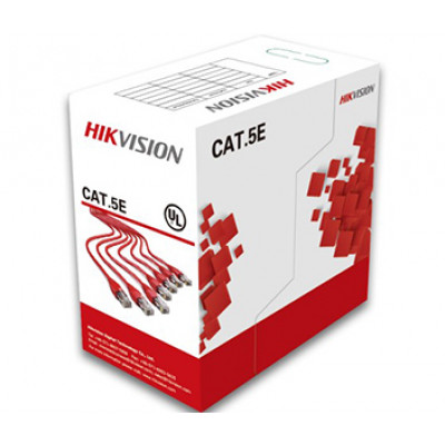 Кабель витая пара (для внутренней прокладки) 24AWG UTP CAT 5E Hikvision DS-1LN5E-S