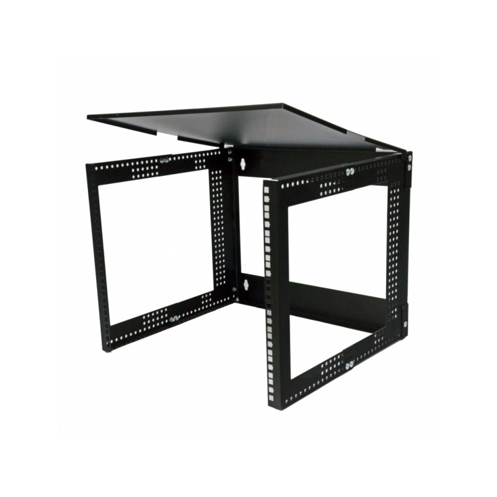 Кронштейн настенный 19" CMS 9U, глуб. 280-480 мм (CMS-WB9U-480V-BK), черный