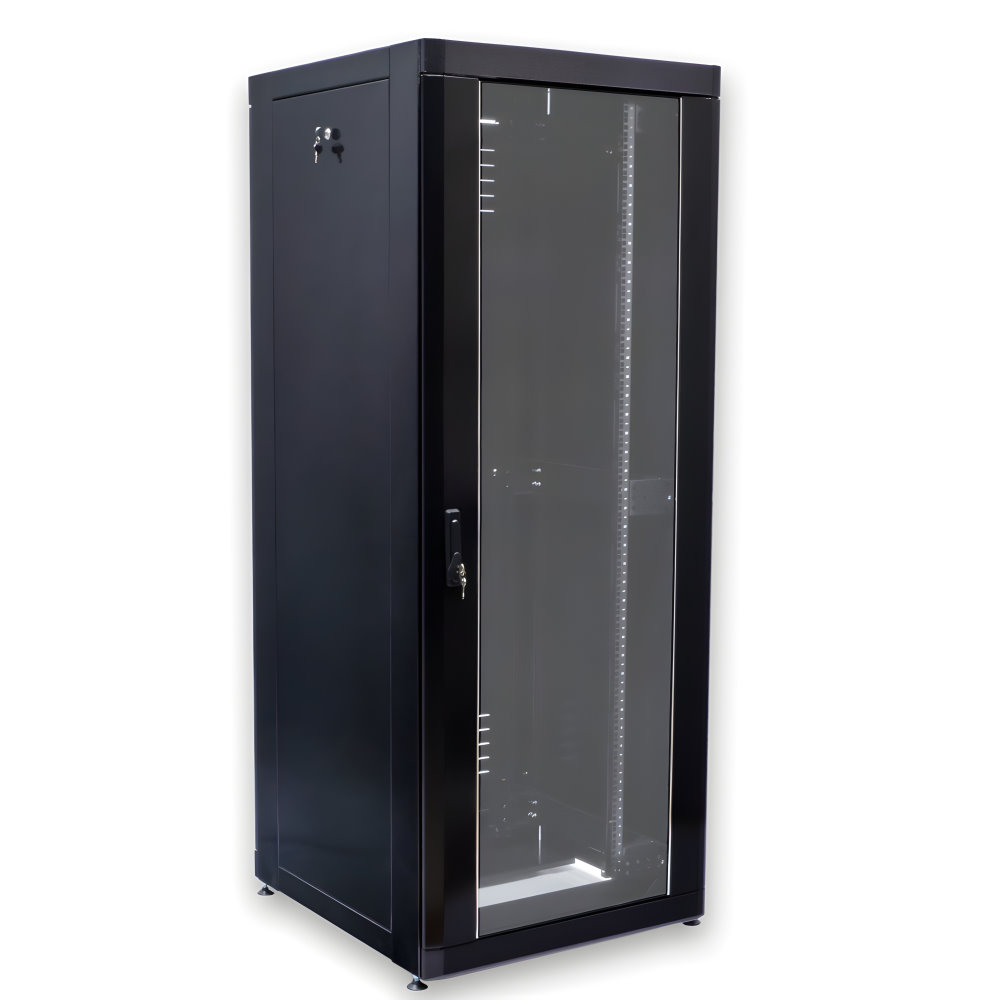 Шкаф напольный CMS 18U, 610x675, UA-MGSE1866MB, черный
