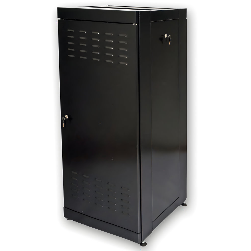Шкаф напольный CMS 18U, 610x675, UA-MGSE1866MB, черный