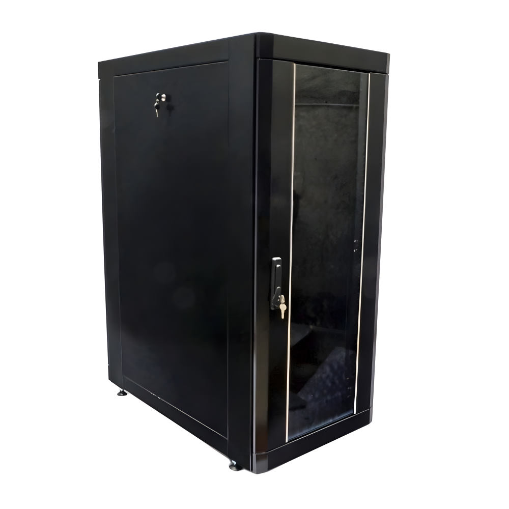 Шкаф напольный CMS 24U, 610x1055, UA-MGSE24610MB, черный