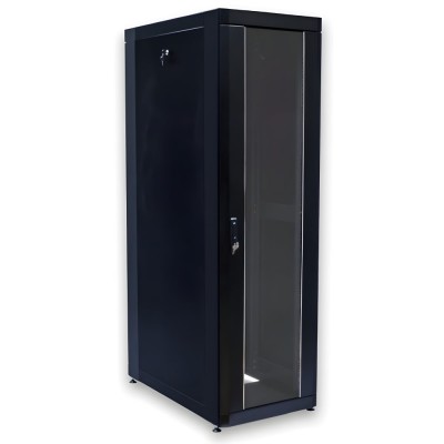 Шкаф напольный CMS 42U, 610x1055, UA-MGSE42610MB, усил., черный