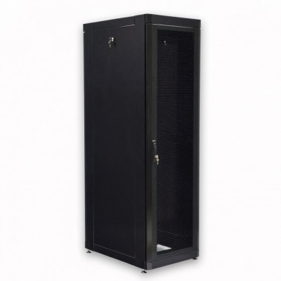 Шкаф напольный CMS 45U, 610x865, UA-MGSE4568MPB, усил., перф, черный