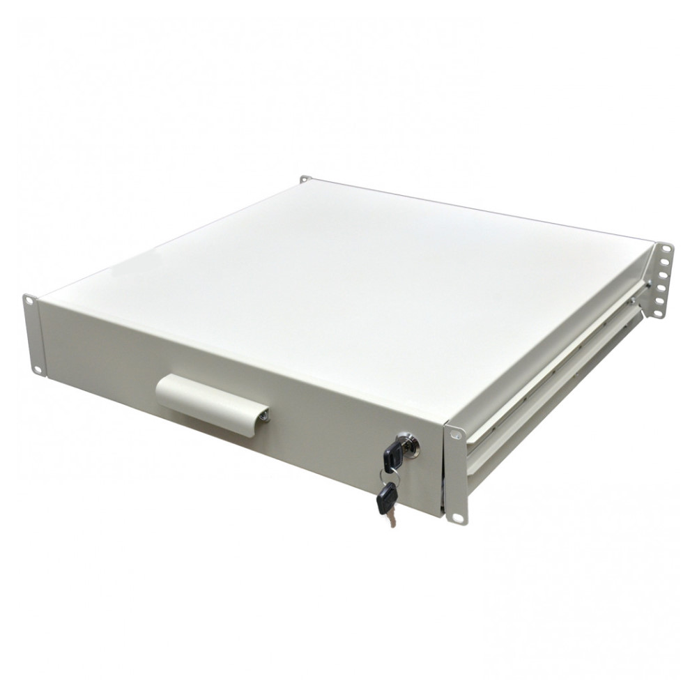Ящик висувний CMS для документів 19" 2U 450 глиб. (UA-SHF2U45G) сіра