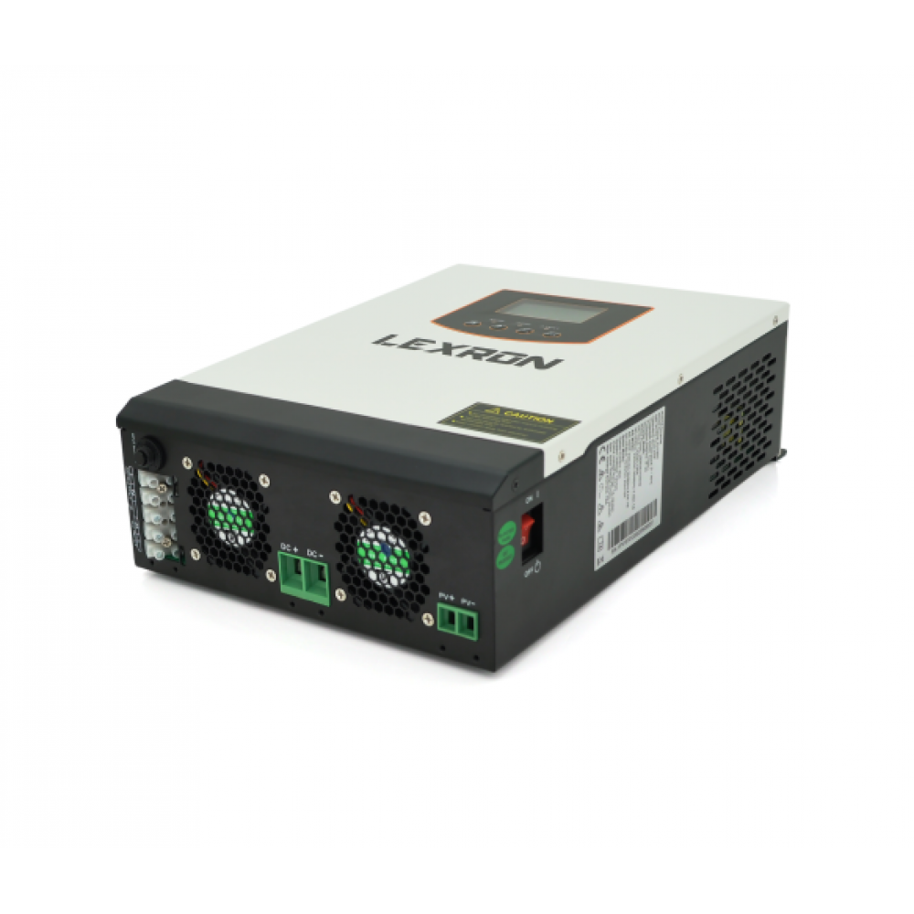 Гибридный инвертор Smart STS Lexron 1K 1000W, 12V, ток заряда 0-20A, 170-280V, PWM (50А, 50 Vdc)