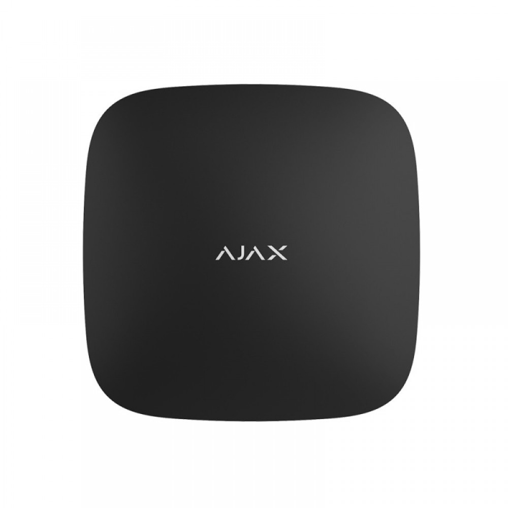 Интеллектуальная централь Ajax Hub 2 Plus, черный (Ethernet, Wi-Fi, LTE, 2xSIM)