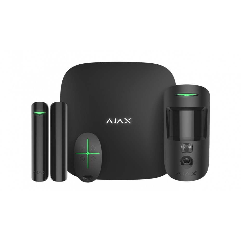 Комплект сигналізації Ajax StarterKit Cam, чорний