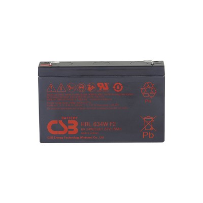 Аккумуляторная батарея CSB 6V 9AH (HRL634WF2) AGM