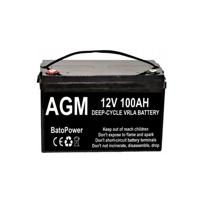 Акумуляторна батарея polBAT PB-12-100-A (12V 100Ah) AGM 