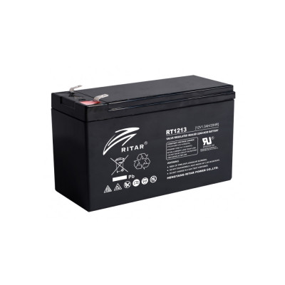 Аккумуляторная батарея Ritar 12V 1.3AH Gray Case (RT1213) AGM